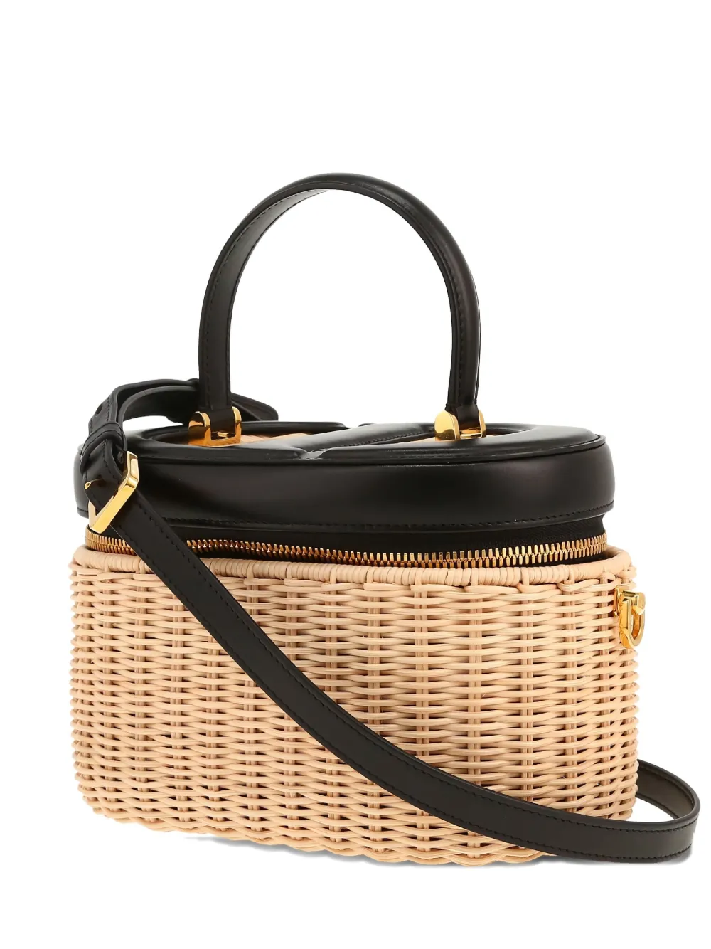 Christian Dior Pre-Owned Wicker CD vanity bag - Toni neutri