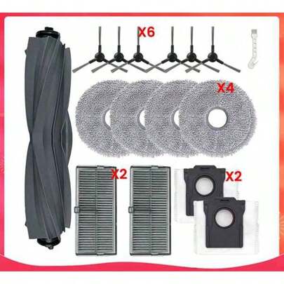 Parti di ricambio per aspirapolvere, accessori per Dreame L10s Pro Ultra Heat / X30 Ultra / L10s Ultra Gen 2, Mova E30 Ultra, inclusi spazzola princip