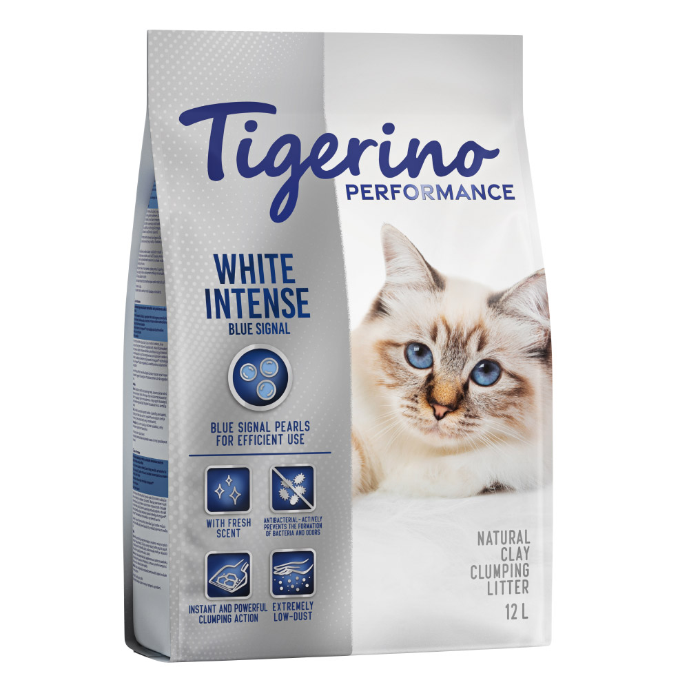 Prezzo speciale! Lettiera Tigerino Special Care 14 kg / 12 kg - White Intense Blue Signal 12 kg