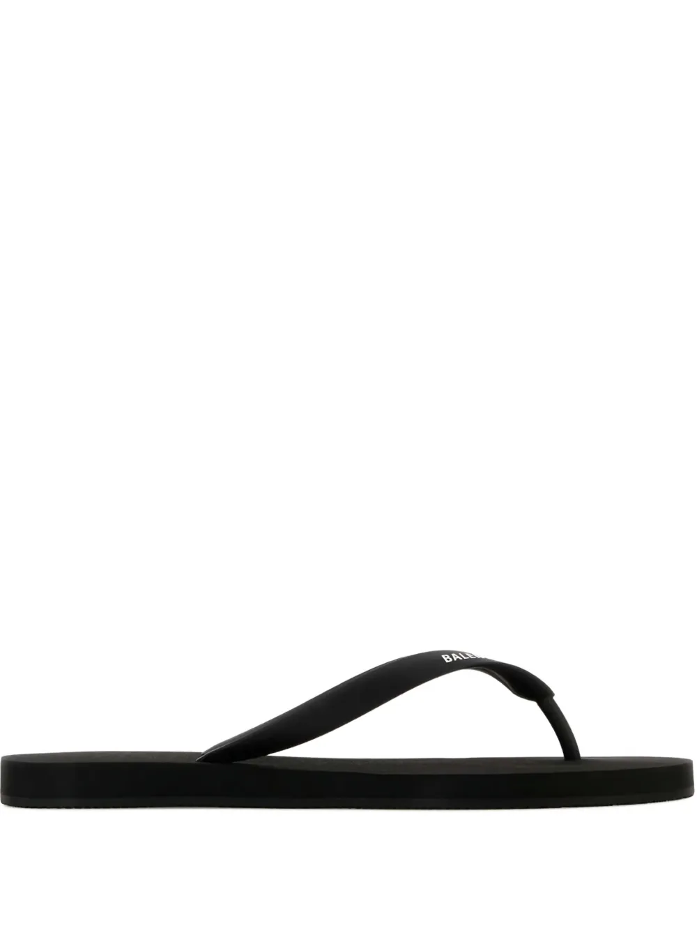 Balenciaga thong logo slides - Nero