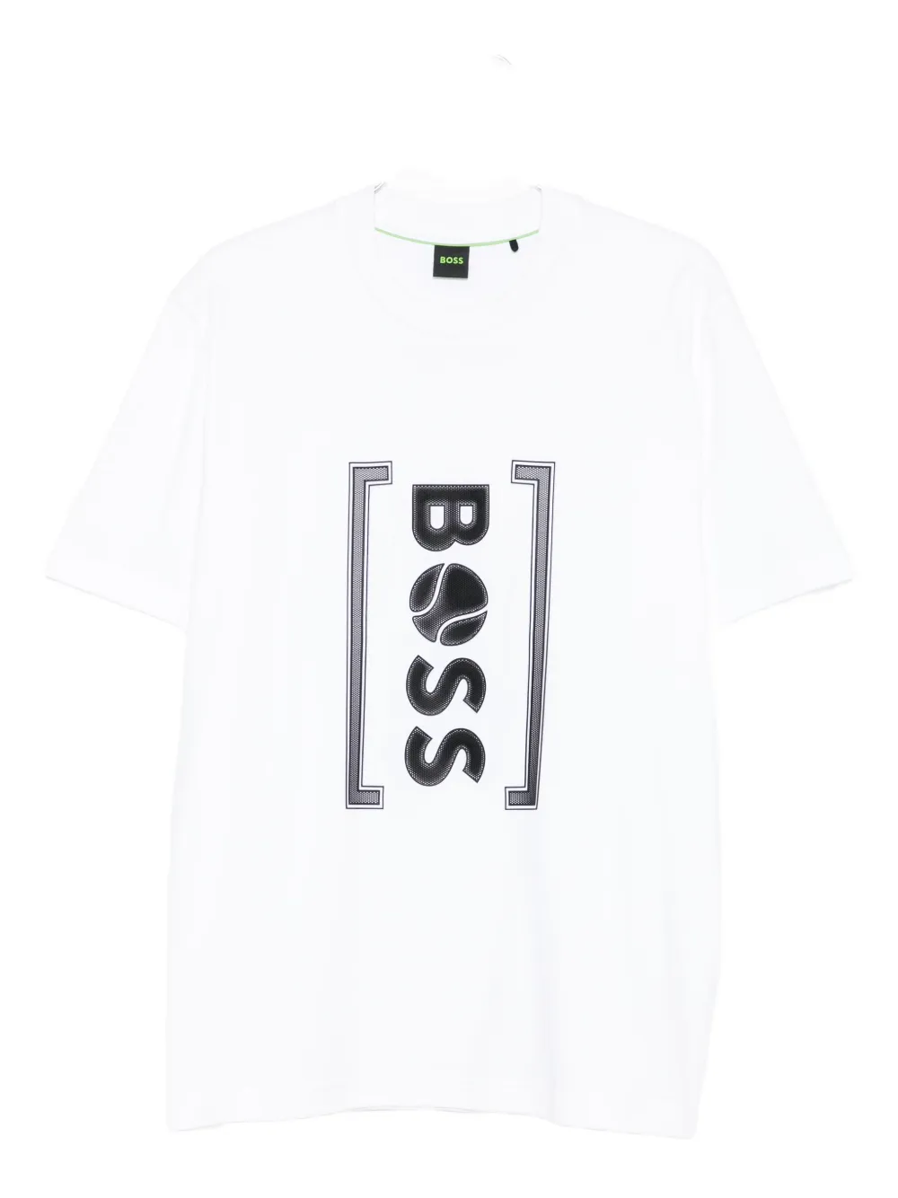 BOSS tennis-ball logo T-shirt - Bianco