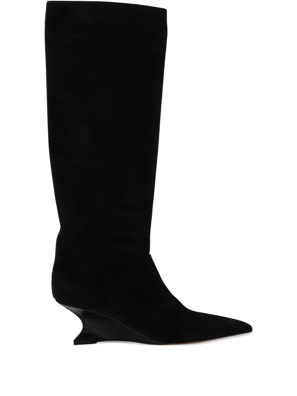 Paris Texas 50mm Nina sculpted-heel knee-high boots - Nero