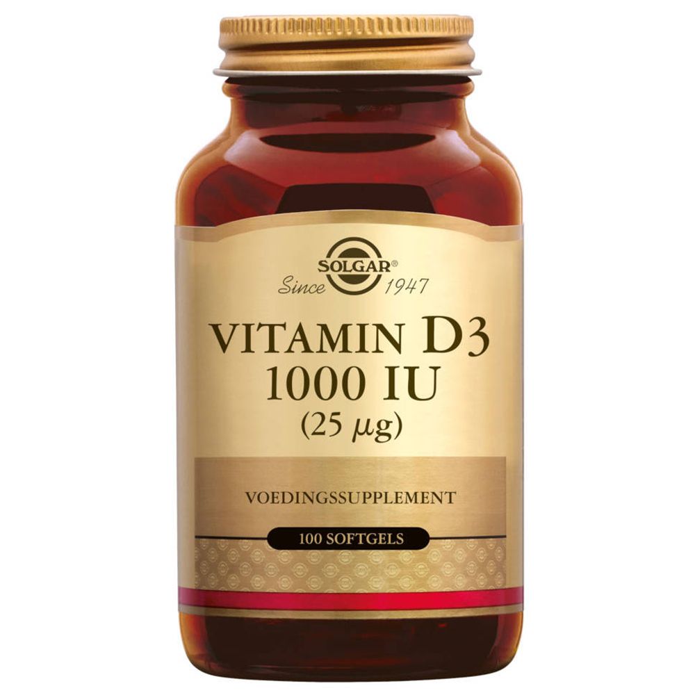 SOLGAR® Vitamin D-3 25Mcg/1000IU 100 pz Capsule