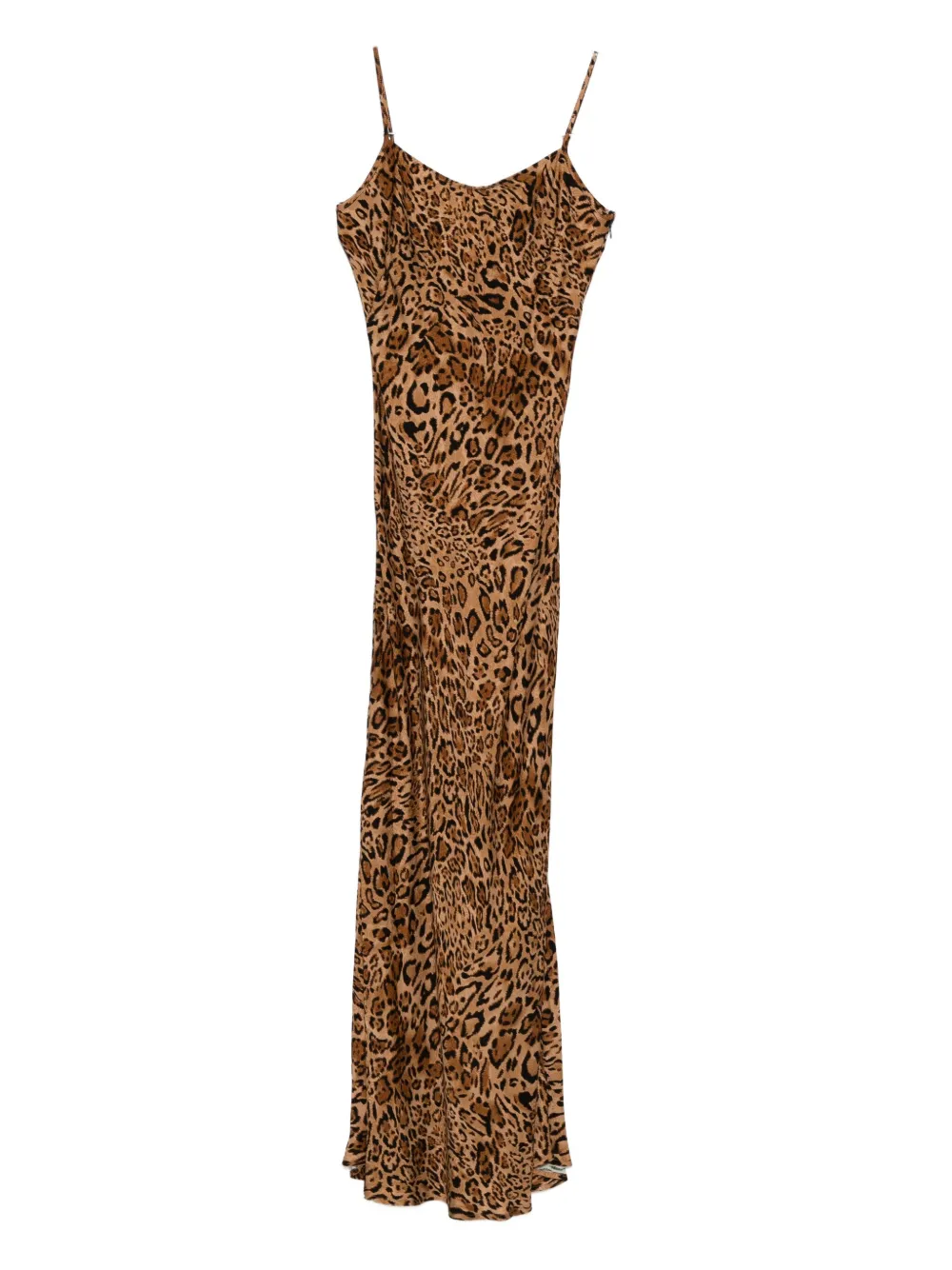 TWINSET leopard-print slip dress - Marrone