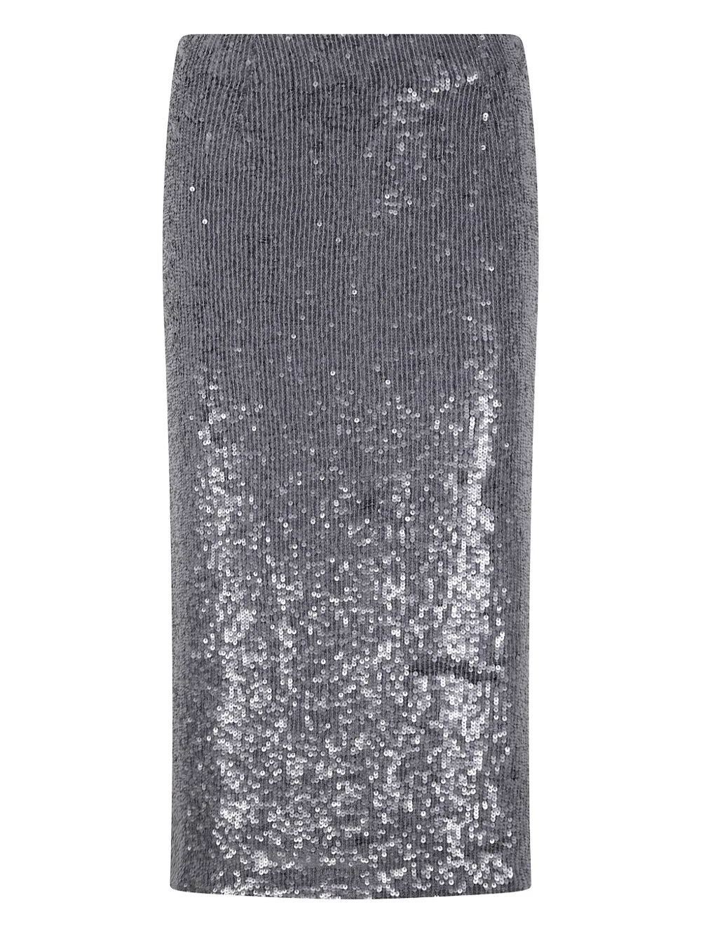 P.A.R.O.S.H. sequin-embellishment midi skirt - Grigio