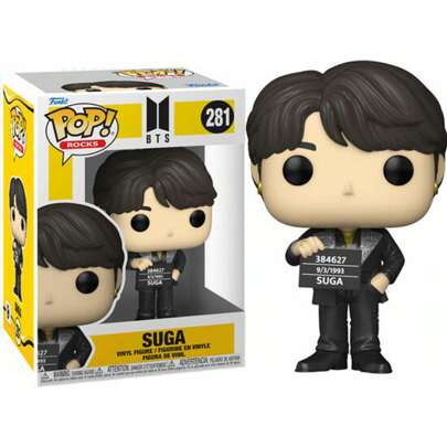 BTS SUGA POP FIGURE - Funko Pop da collezione in edizione limitata - Funko Pop Design dettagliato e realistico - Funko Pop Ideale come regalo - Funko
