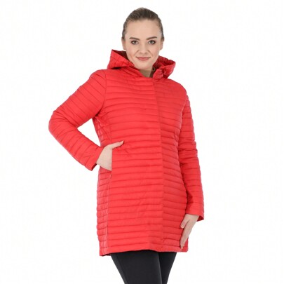Giacca imbottita da donna, trapuntata, leggera, imbottitura imballabile, piumino