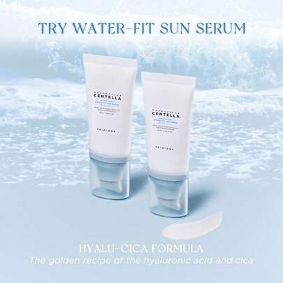 Madagascar Centella Hyalu-Cica Water-Fit Sun Serum SPF 50+ - Siero solare