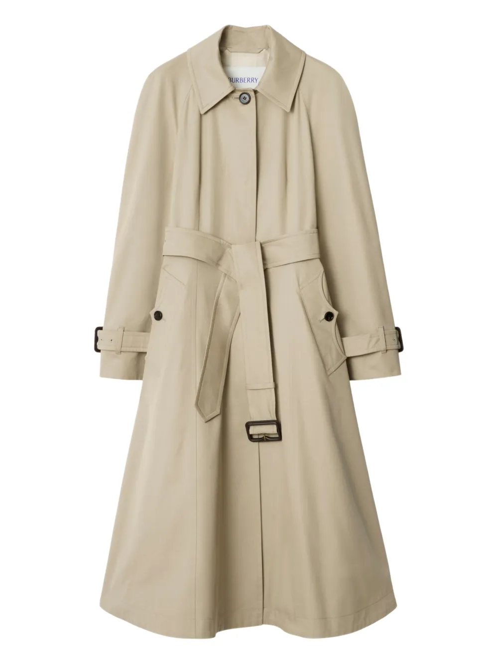 Burberry Ellingham raglan-sleeve belted trench coat - Toni neutri