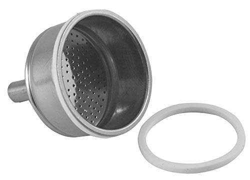 Bialetti Brikka 0800113 Blister Imbuto, Alluminio, Acciaio Inox, 12 X 7 X 19 Cm, Metallo