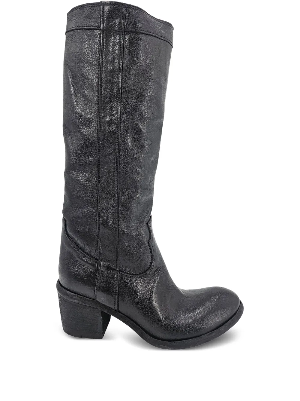 Madison.Maison 57mm leather knee-high boots - Nero