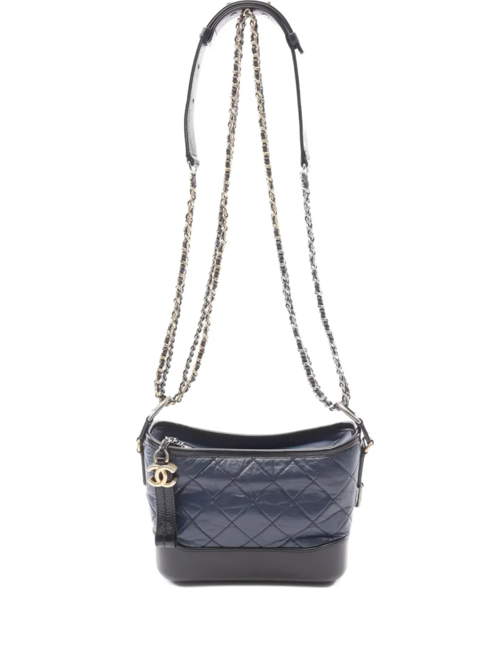 CHANEL Pre-Owned 2018 small Gabriel De Chanel crossbody bag - Blu