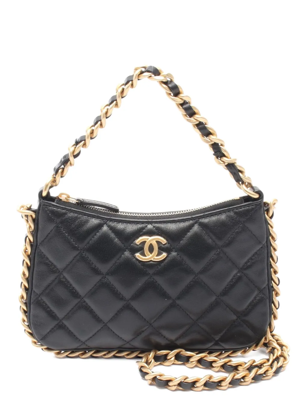 CHANEL Pre-Owned 2021 matelassé handbag - Nero