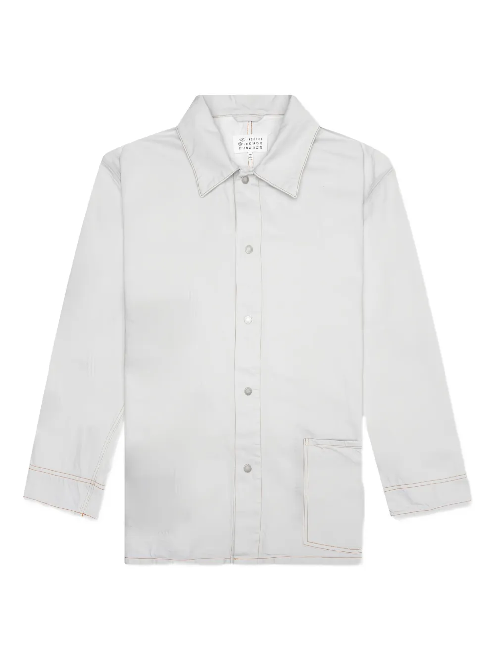 Maison Margiela selvedge-denim jacket - Bianco