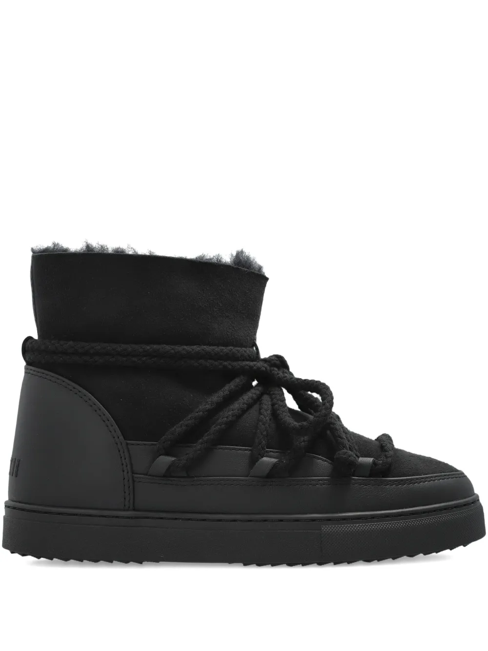 Inuikii rope-laces lined snow boots - Nero