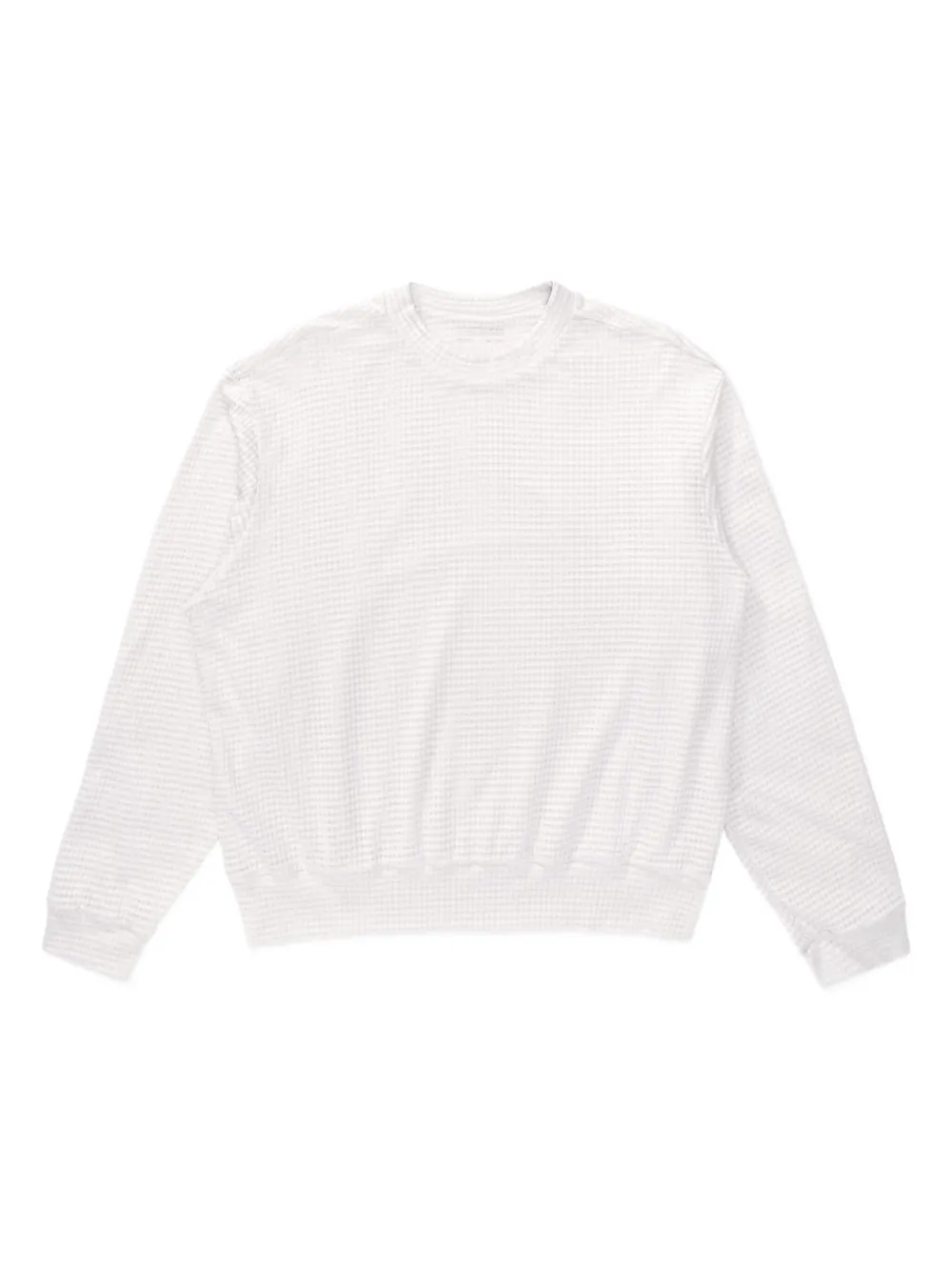 Lady White Co. Gauze crew-neck sweatshirt - Bianco