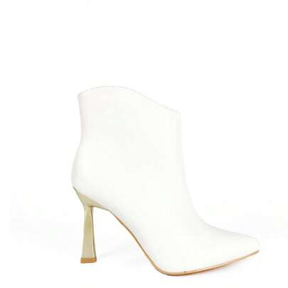 KESCA Stivaletti con tacco alto sottile da donna -Stivaletti bassi con tacco