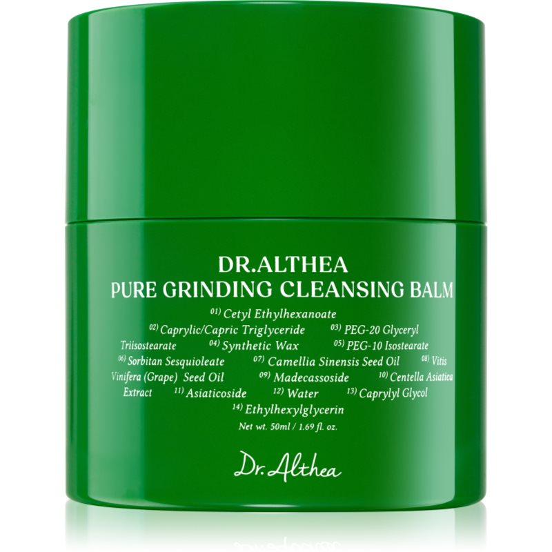 Dr. Althea Pure Grinding Cleansing Balm Balsamo Struccante E Detergente Con Effetto Lenitivo 50 Ml