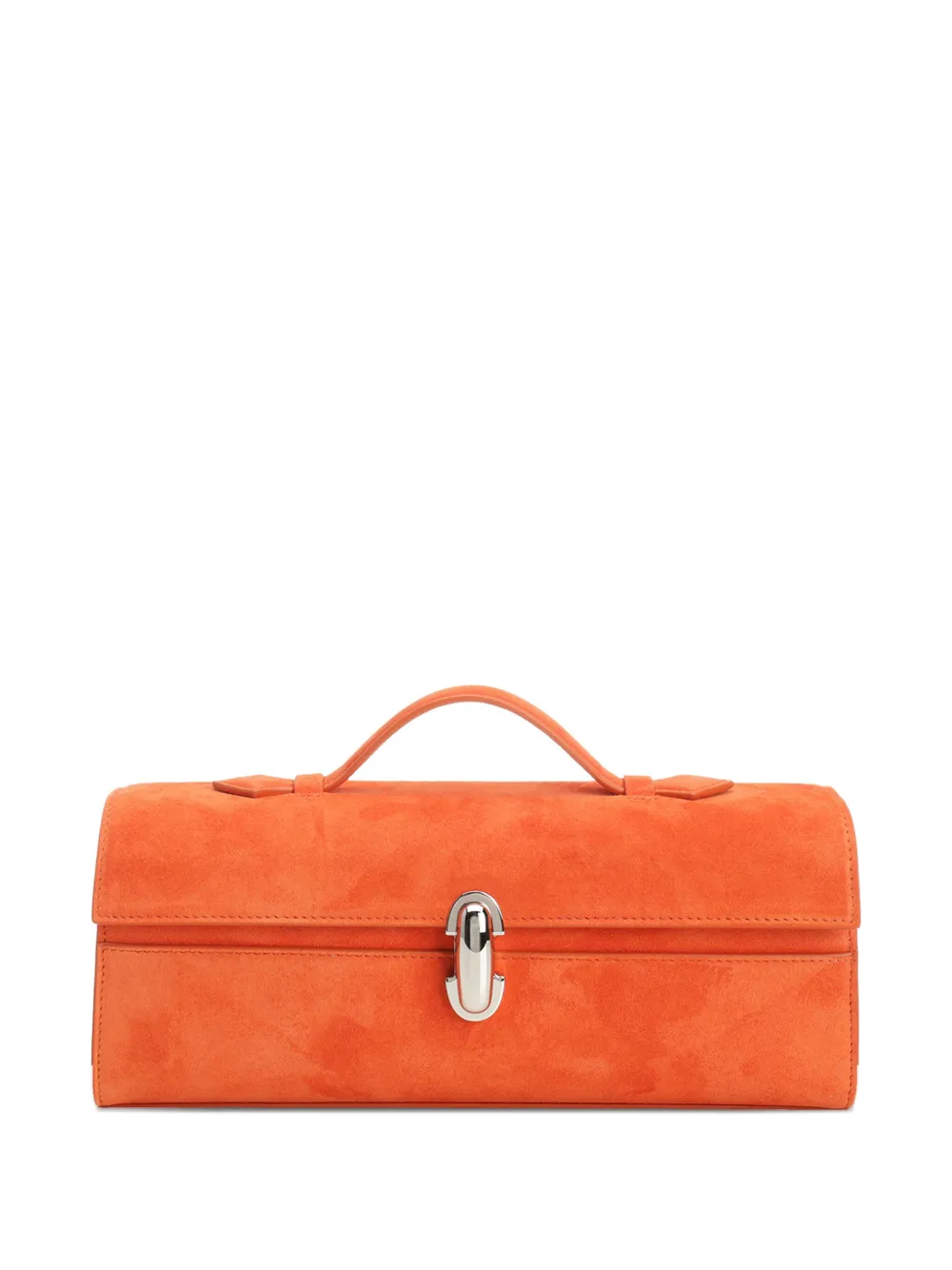 Savette Symmetry top-handle clutch bag - Arancione