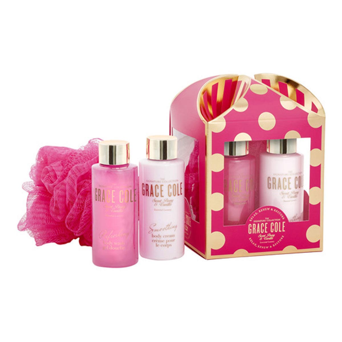 Grace Cole Sweet Peony And Vanilla Gel 100ml Set 3 Parti 2017