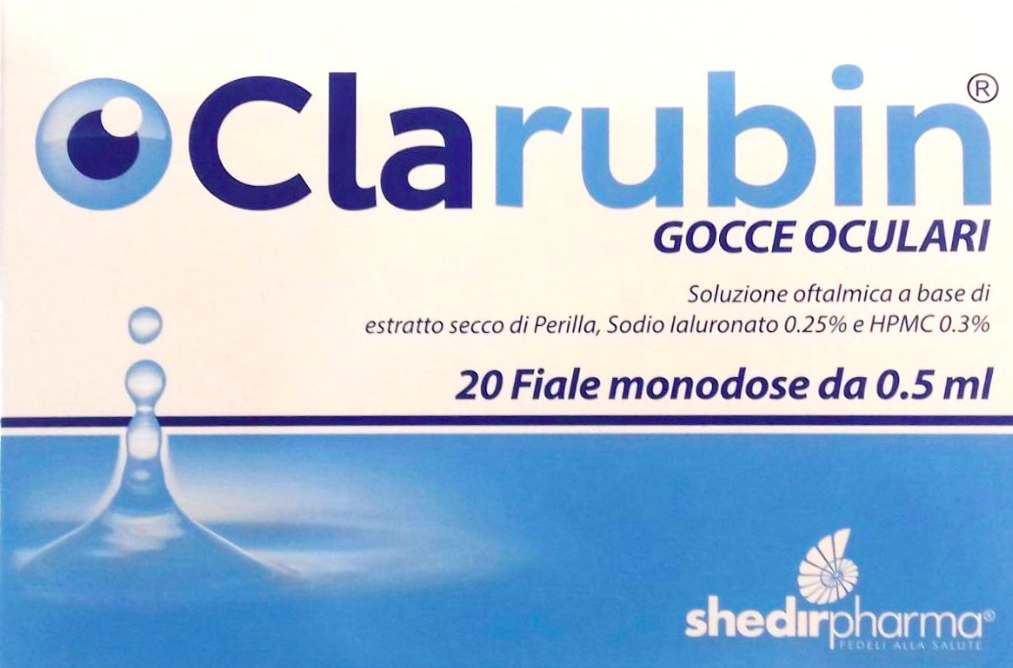 Clarubin Gocce Oculari ShedirPharma 20 Fiale Monodose