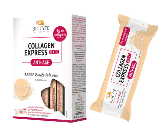 Biocyte Collagen Express Barretta Cioccolato Bianco 6x25g