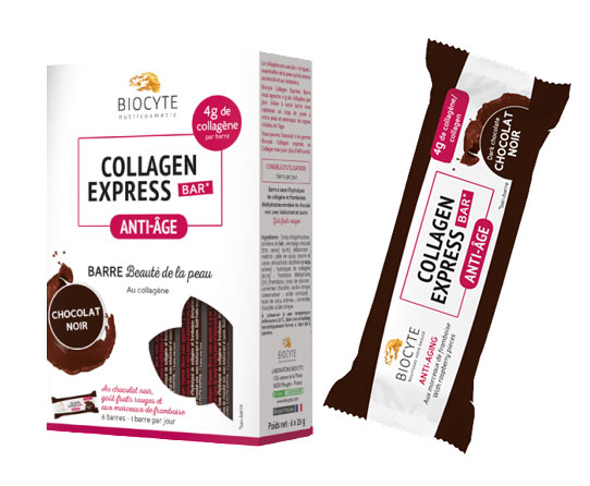 Biocyte Collagen Express Barretta Cioccolato Nero 6x25g