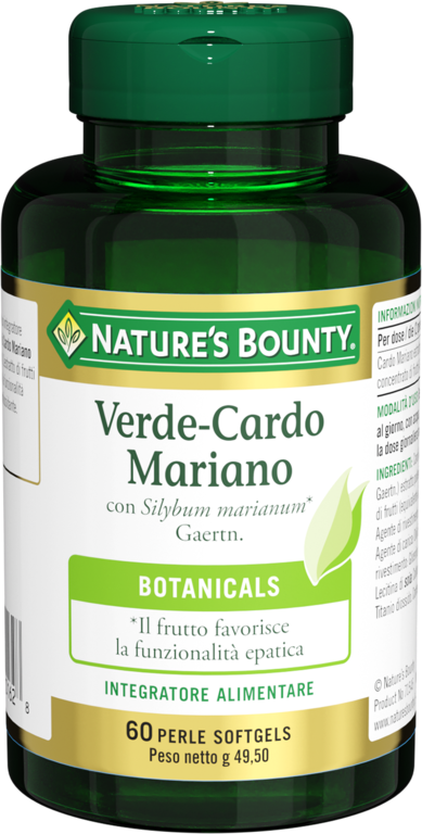 Verde Cardo Mariano Nature's Bounty 60 Perle