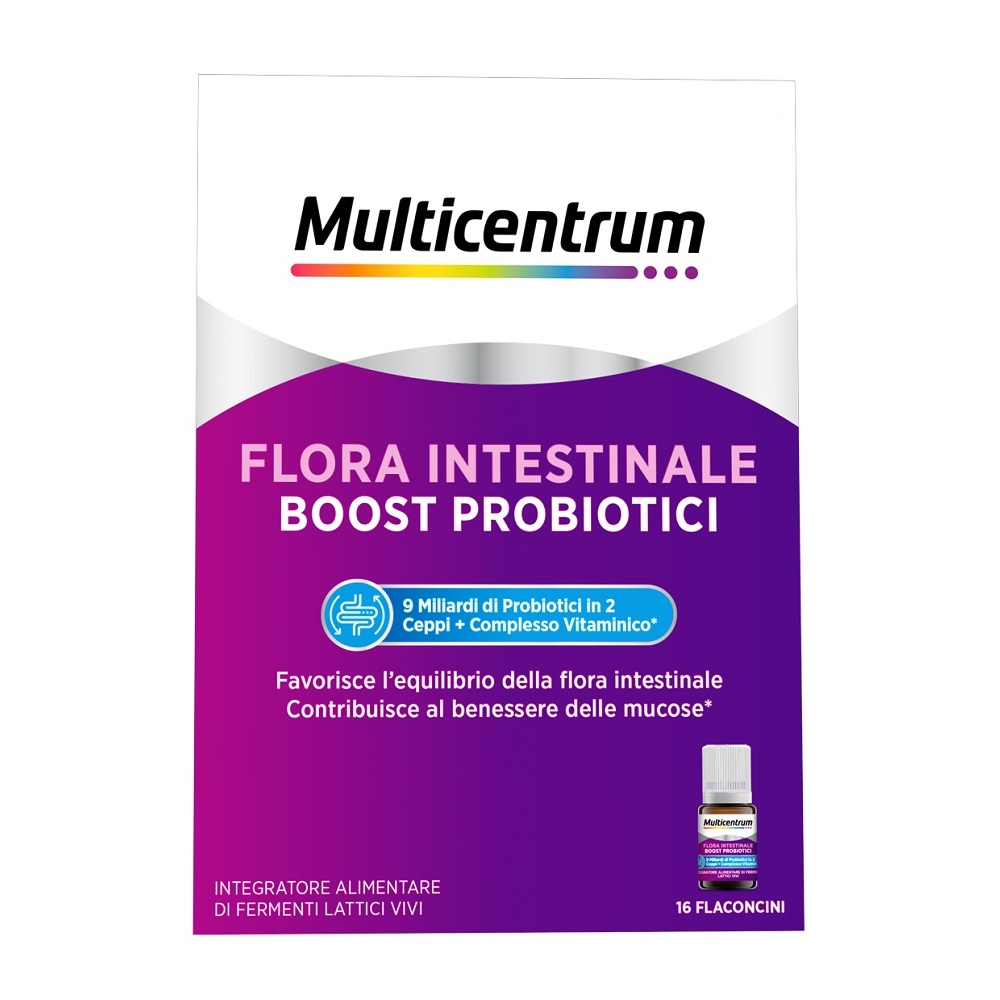 Multicentrum Duobiotico Integratore Alimentare di Fermenti Lattici 16 Flaconcini