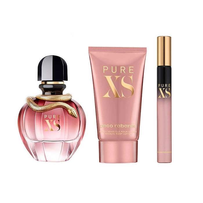 Paco Rabanne Pure Xs For Her Eau De Parfum Spray 50ml Set 3 Parti 2019