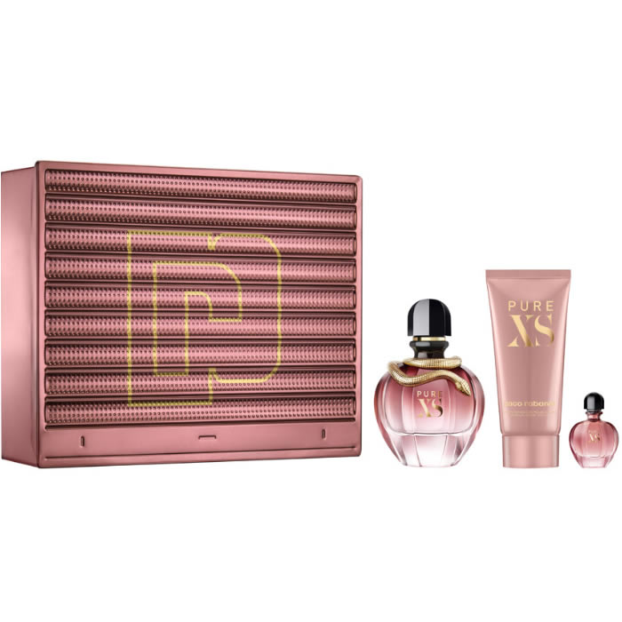 Paco Rabanne Pure XS For Her Eau De Parfum Spray 80ml Set 3 Parti 2019