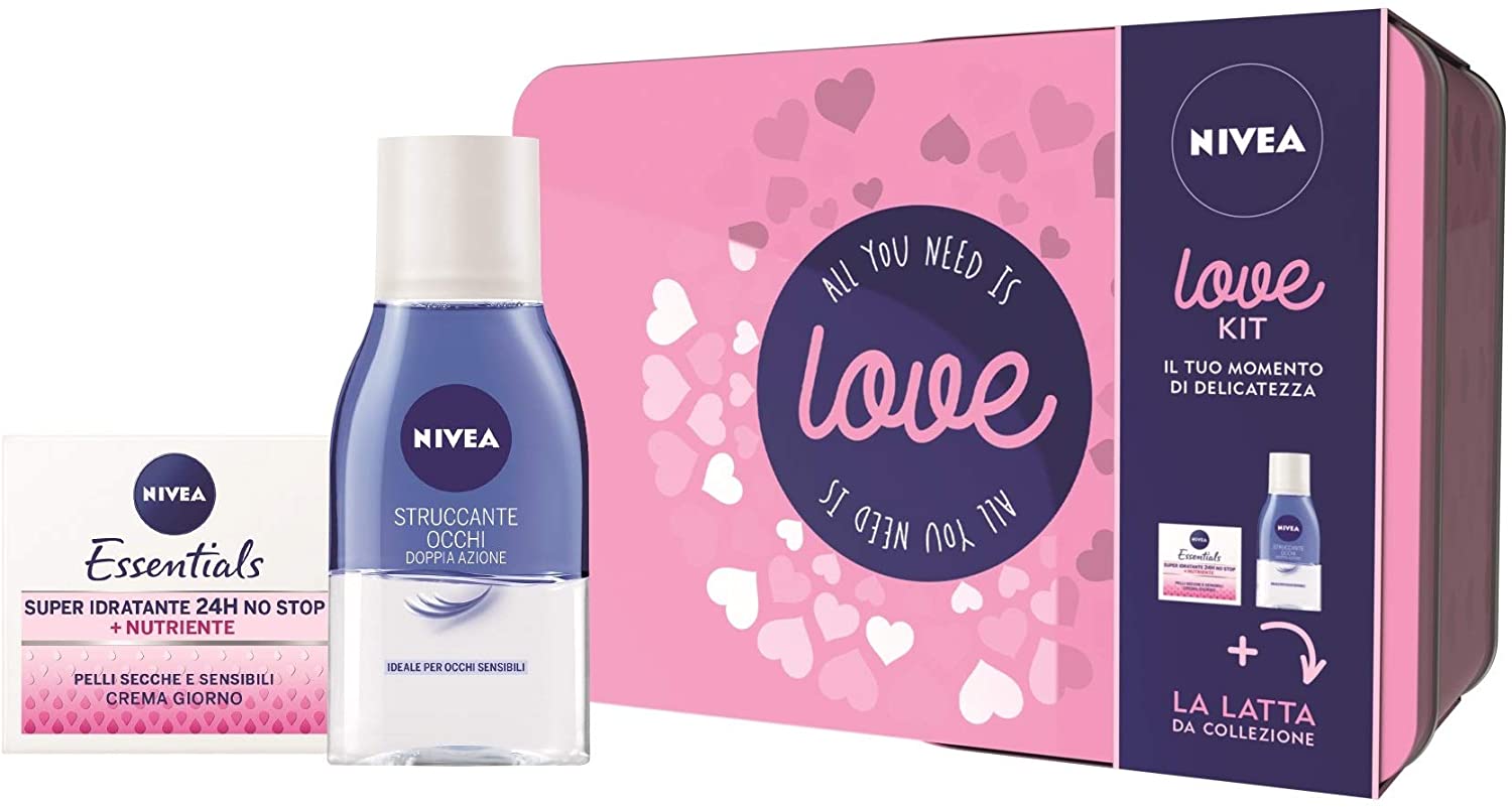 Love Kit Crema + Struccante Occhi NIVEA 1 Cofanetto