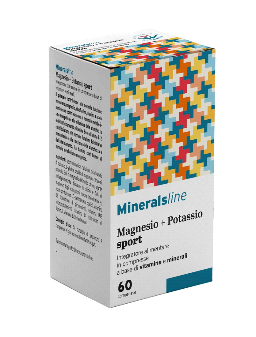Mineralsline Magnesio + Potassio Sport 60 Compresse