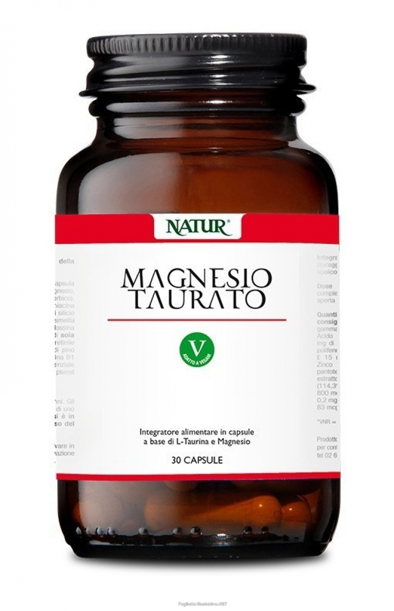 Magnesio Taurato Natur 30 Capsule
