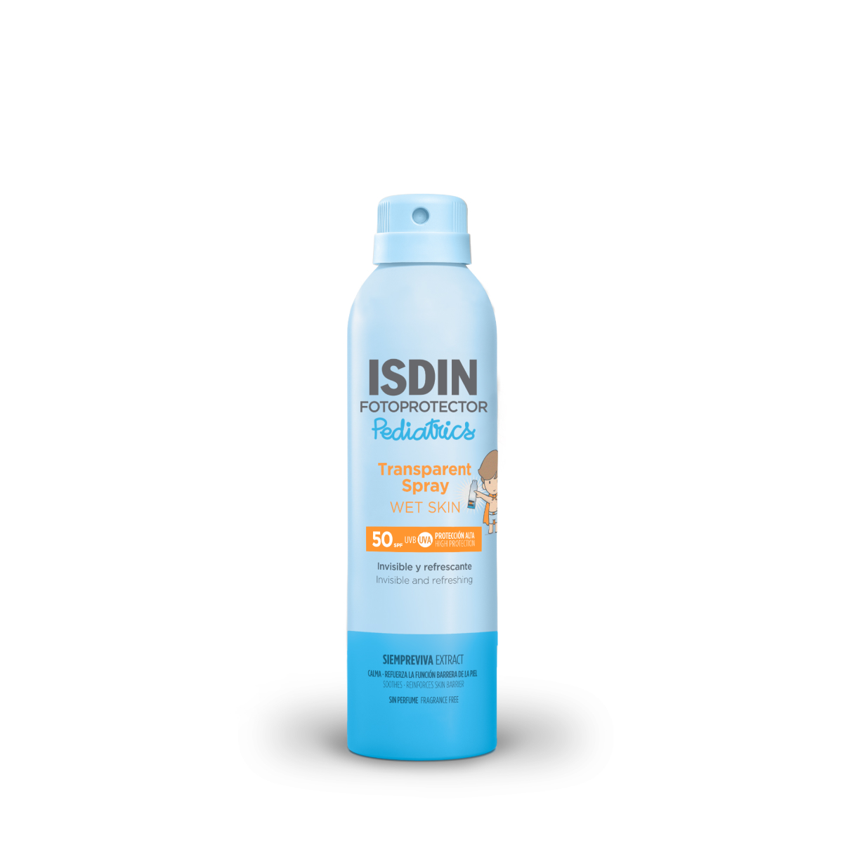 Transparent Spray Wet Skin SPF50 Pediatrics ISDIN 250ml