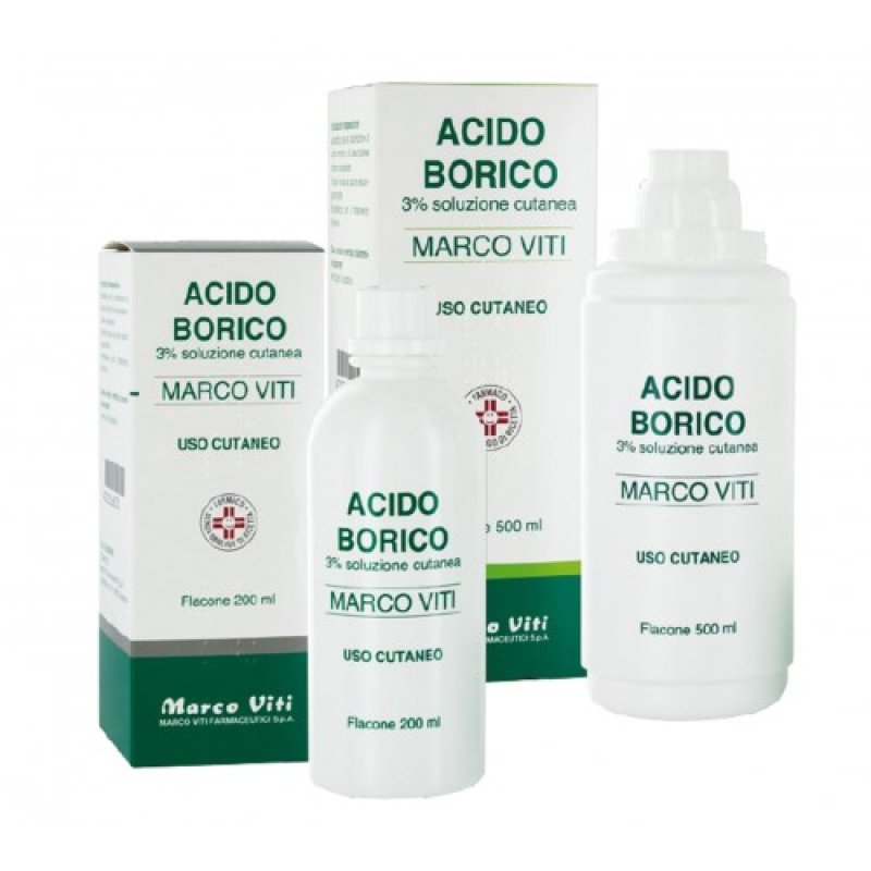 Acido Borico Marco Viti 3% Soluzione Cutanea 500ml