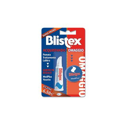 Blistex Pomata 6g + Medplus Vasetto 7g Omaggio