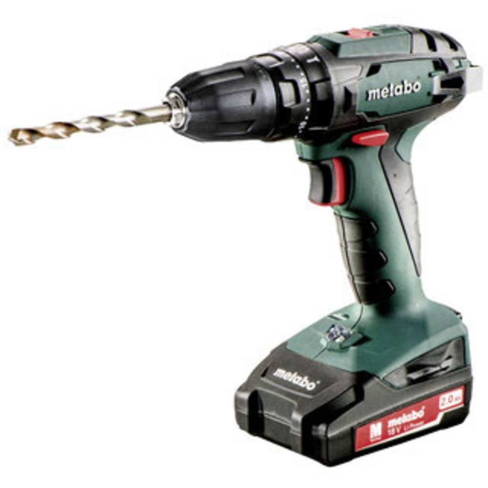 Metabo SB 18 -Trapano a percussione a batteria incl. seconda batteria, incl. accessori