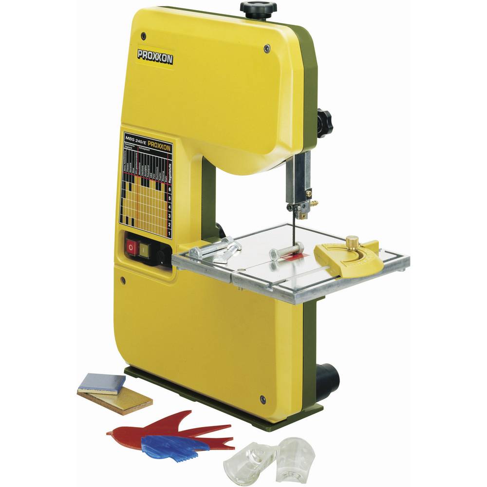 Proxxon Micromot Sega a nastro da tavolo MBS 240/E 230 V 85 W Lunghezza lama della sega 1065 mm