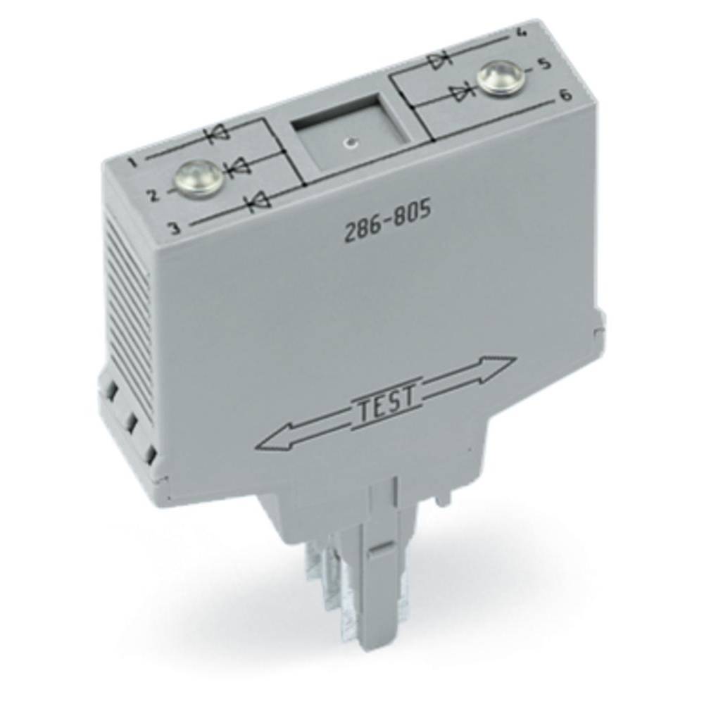 WAGO Modulo diodi 286-805 Adatto per modello (Relè): Wago 280-609, Wago 280-619, Wago 280-763 1 pz.