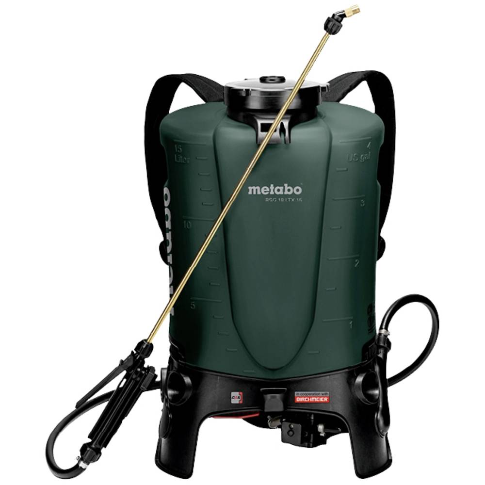 Metabo 602038850 RSG 18 LTX 15 Irroratore a spalla 15 l