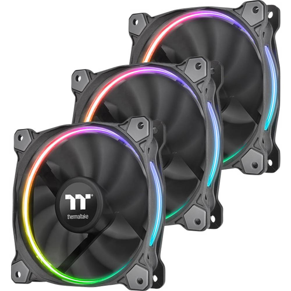 Thermaltake RIING 14 LED Ventola per PC case RGB (L x A x P) 140 x 140 x 25 mm incl. Illuminazione LED