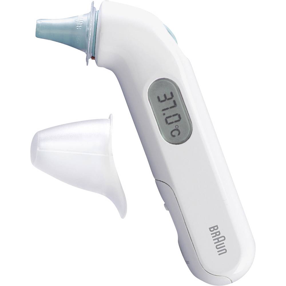 Braun ThermoScan® 3 Termometro a infrarossi Con allarme febbre, Puntale di misurazione preriscaldato