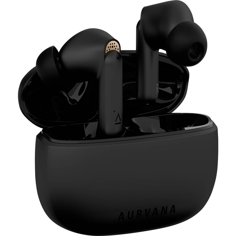 Creative Aurvana Ace Cuffie auricolari Bluetooth Nero Resistente al sudore, resistente allacqua, Indicatore di carica della batteria, incl. docking st