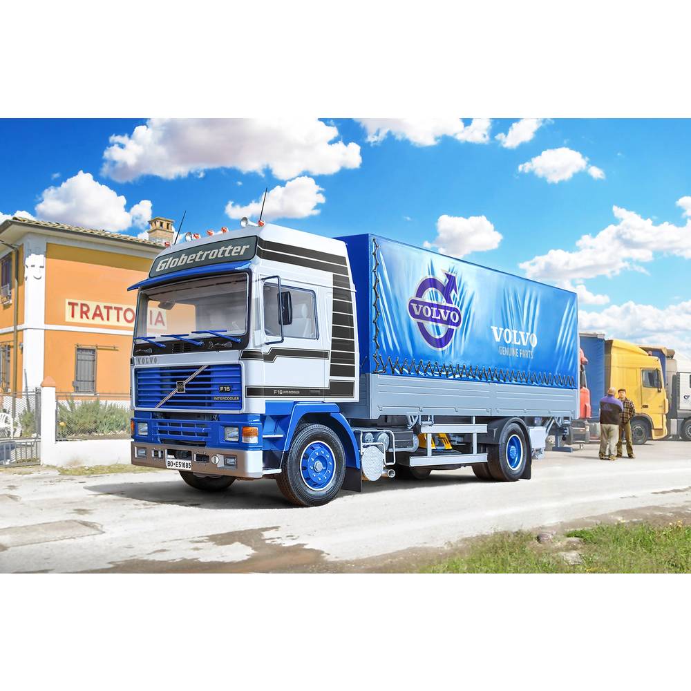 Italeri 3945 Volvo F16 Plane m. Hebebühne Camion in kit da costruire 1:24