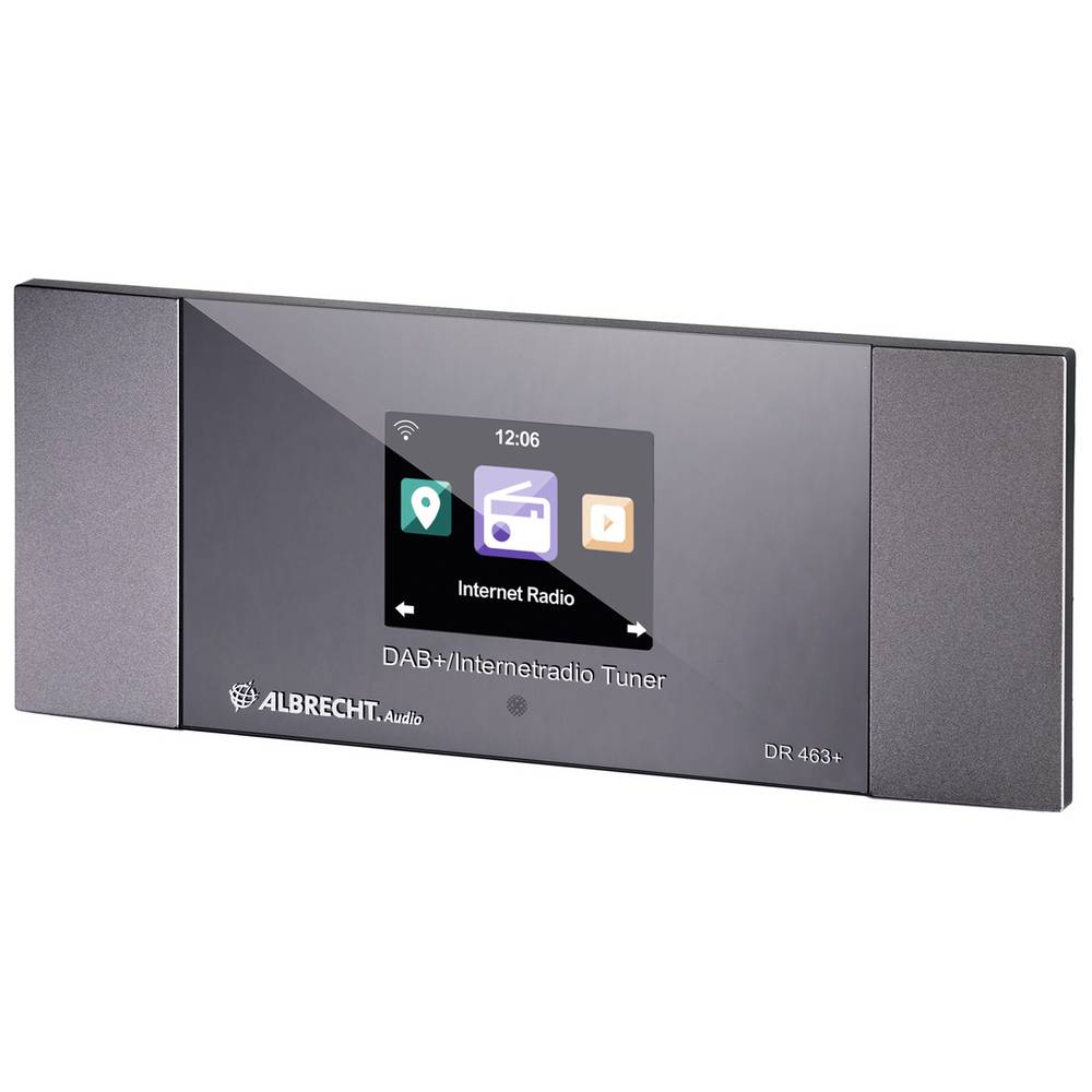 Albrecht Albrecht DR 463+ Internet-, DAB+ und UKW-Radio Tuner Sintonizzatore radio Internet DAB+, Internet, FM DAB+, Internetradio, FM, WLAN incl. tel