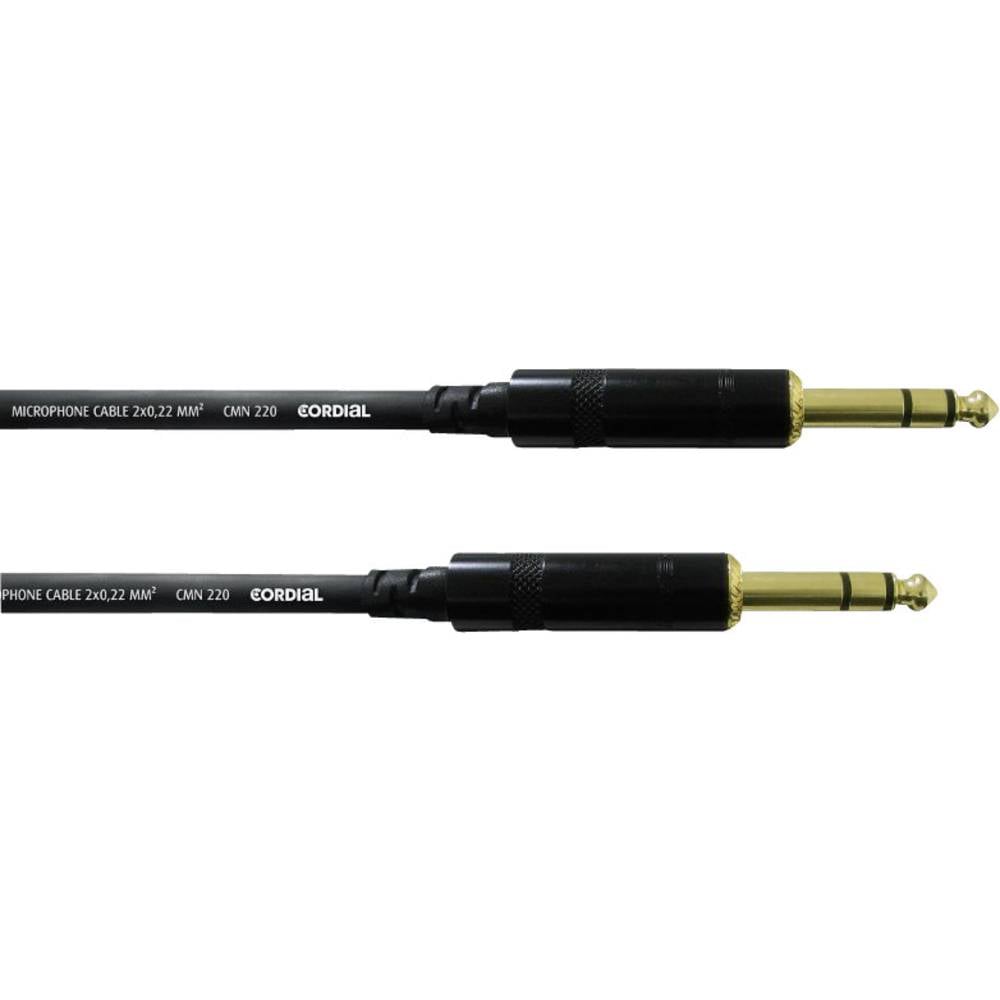 Cordial CFM1,5VV Jack Strumenti musicali Cavo [1x Spina jack da 6.3 mm - 1x Spina jack da 6.3 mm] 1.50 m Nero
