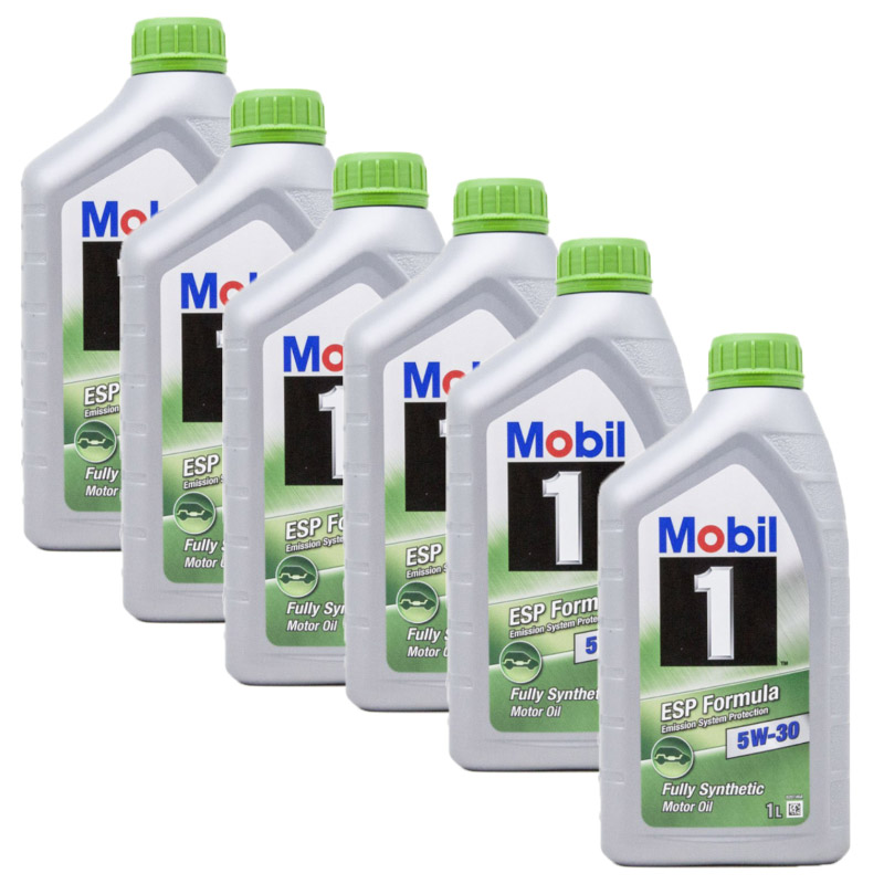 Kit 6 litri Olio lubrificante Motore Mobil 1 Esp 5W30