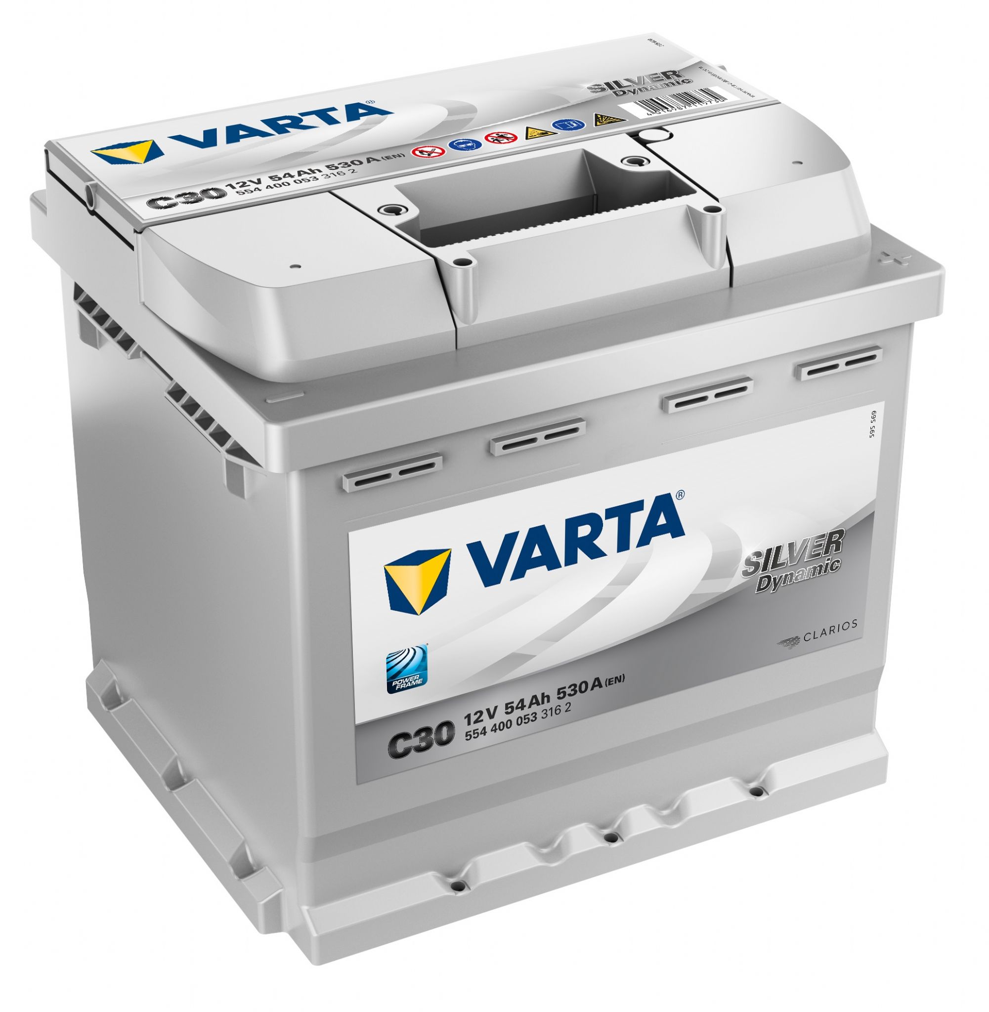 BATTERIA VARTA SILVER DYNAMIC 54Ah L1 530A 12V C30