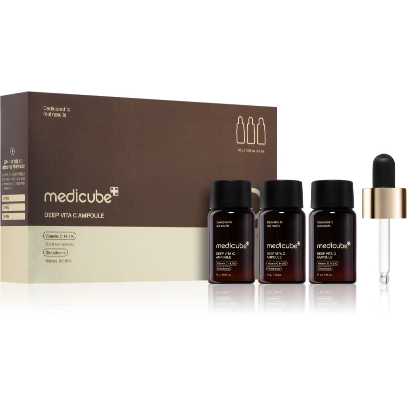 Medicube Deep Vita C Ampoule 2.0. Fiala Per Unificare Il Tono Della Pelle 3X10 G